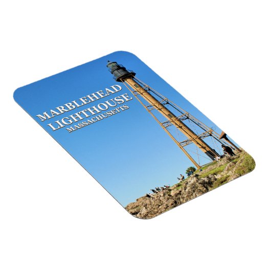 Marblehead Light house, Massachusetts Flexi Magnet マグネット (右側)