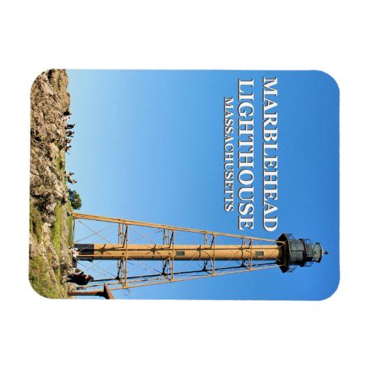 Marblehead Light house, Massachusetts Flexi Magnet マグネット (横)