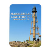 Marblehead Light house, Massachusetts Flexi Magnet マグネット (縦)