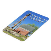 Marblehead Light house, Massachusetts Flexi Magnet マグネット (左側)