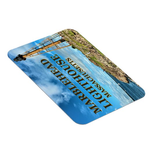 Marblehead Light house, Massachusetts Flexi Magnet マグネット (右側)