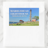 Marblehead Light house, Massachusetts Stickers 長方形シール (バッグ)