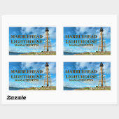 Marblehead Light house, Massachusetts Stickers 長方形シール (シート)