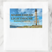 Marblehead Light house, Massachusetts Stickers 長方形シール (バッグ)