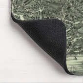 Marblehead MA (1882年)のヴィンテージの絵解き地図 マウスパッド (コーナー)