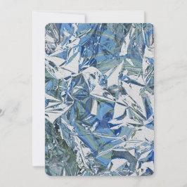 Marbleized Blue Hydrangea and Muscari Metallic  シーズンカード
