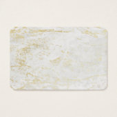 Marblesモダン White with金ゴールドRSVP Insert Cards (裏面)