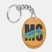 Marbles4MSはKeychainに大理石模様をつけます キーホルダー (正面左)