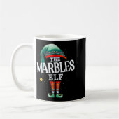 Marbles Elf Christmas Group Xmas Pajama Party コーヒーマグカップ (左)