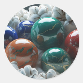 Marbles In Cotton ラウンドシール