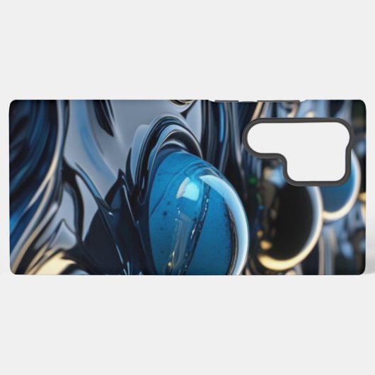 Marbles In Liquid Samsung Galaxyケース (裏面横)
