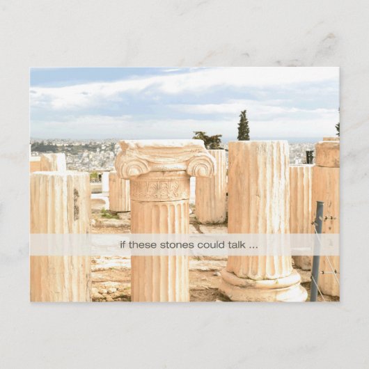 Marbles Reunitedポストカードの柱はアクロポリス上 ポストカード (正面)
