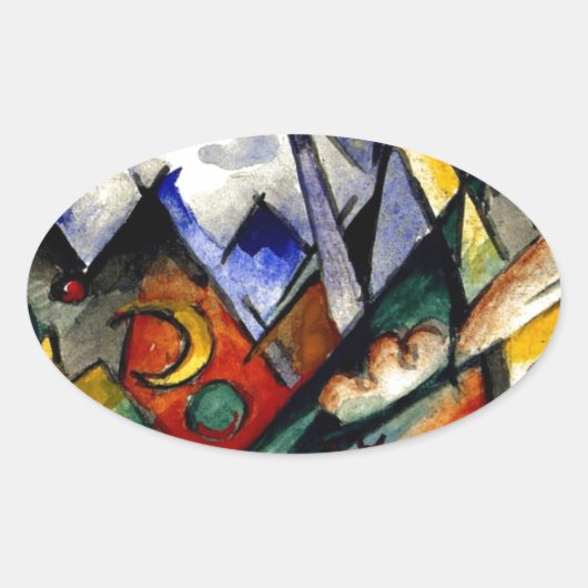 Marc – バイオリンとピアノのソナチン 楕円形シール (正面)