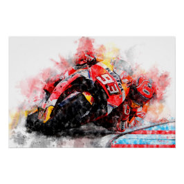 Marc Marquez ポスター