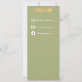 Marcador de página 招待状 (裏面)