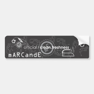 mARCandEのバンパーステッカー バンパーステッカー