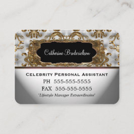 Marceeの個人秘書の専門の円形の端 名刺