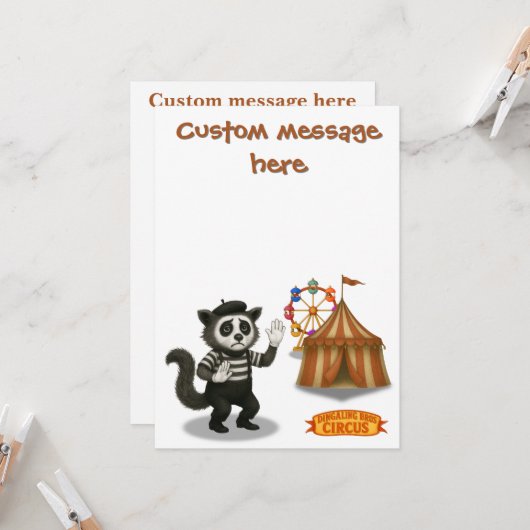 Marcel, civet mime カード (正面/裏面インサイチュ)