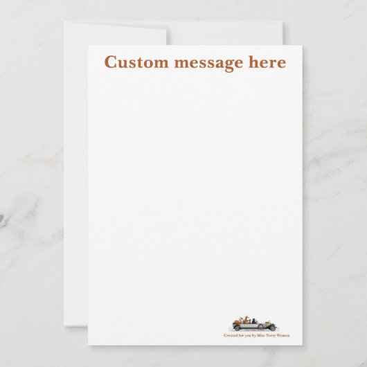 Marcel, civet mime カード (裏面)