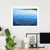 Marcel Proust – の引用文学情報 ポスター (ホームオフィス)