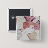 Marcelle LのアンリーdeツールーズLautrec |のポートレート 缶バッジ (正面&裏面)