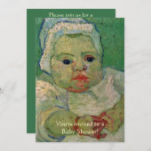 Marcelle Roulin by Vincent vanゴッホ、Baby Shower 招待状 (正面/裏面)