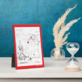 Marcenivoのハート- KidsArt for CHOC フォトプラーク (側面)