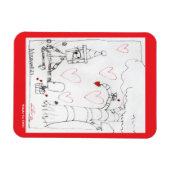 Marcenivoのハート- KidsArt for CHOC マグネット (横)