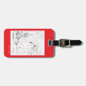 Marcenivoのハート- KidsArt for CHOC ラゲッジタグ (正面横)