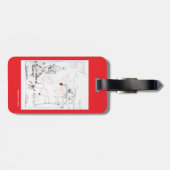 Marcenivoのハート- KidsArt for CHOC ラゲッジタグ (裏面横)