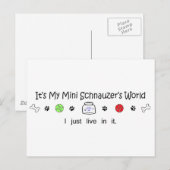 march15b15MiniSchnauzer.jpg ポストカード (正面/裏面)