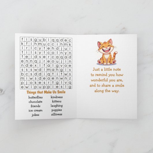 March 1st is Share a Smile Day! カード (内部)