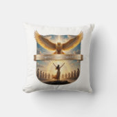 March 8th Fierce Eagle Queen, Gift for Mother クッション (正面)