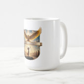 March 8th Fierce Eagle Queen, Gift for Mother コーヒーマグカップ (正面右)