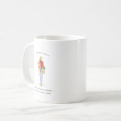 March Birth Month Girl | モノグラム コーヒーマグカップ (正面左)