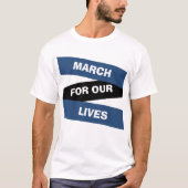 March for our lives Gun Reform Shirt Tシャツ (正面)
