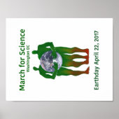 March For Science poster ポスター (正面)