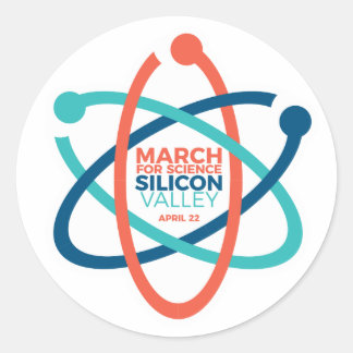 March for Science SV Sticker 2 ラウンドシール