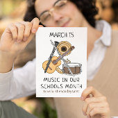 March is Music in our Schools Month チラシ