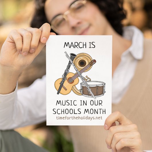 March is Music in our Schools Month チラシ