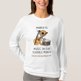 March is Music in our Schools Month Tシャツ
