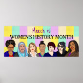 March is Women's History Month  ポスター (正面)