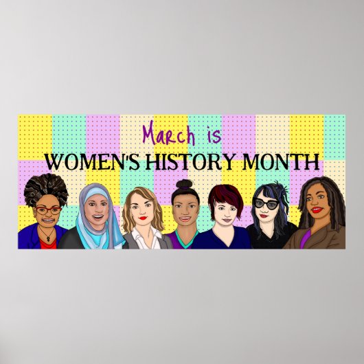 March is Women's History Month  ポスター (正面)