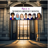 March is Women's History Month    ポスター