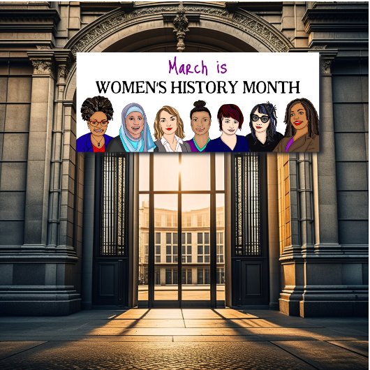 March is Women's History Month    ポスター