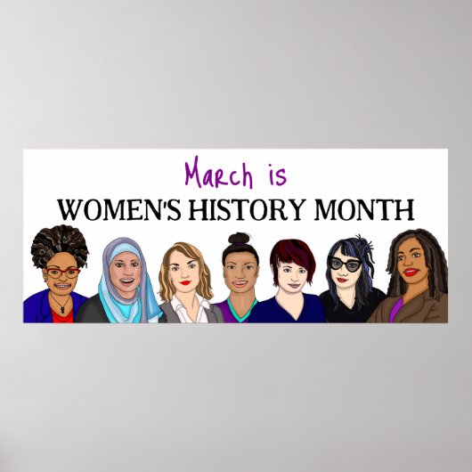 March is Women's History Month    ポスター (正面)