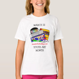 March is Youth Art Month Tシャツ