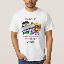March is Youth Art Month Tシャツ