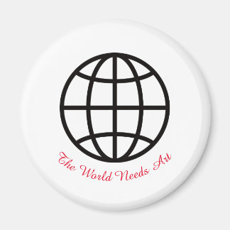 March is Youth Art Month, The World Needs Art マグネット