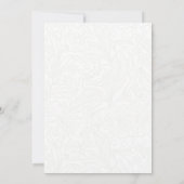 Märchen Hochzeit florale Save the Date Karte 招待状 (裏面)
